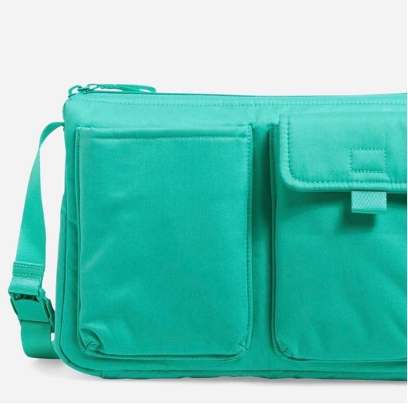 Vera Bradley Utility Small Crossbody Bag Turquoise Sky - Picture 4 of 12